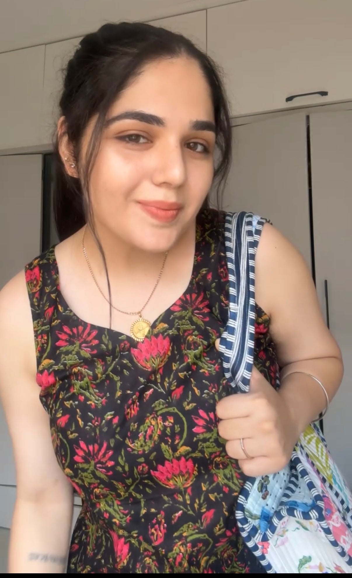 Black short kurti