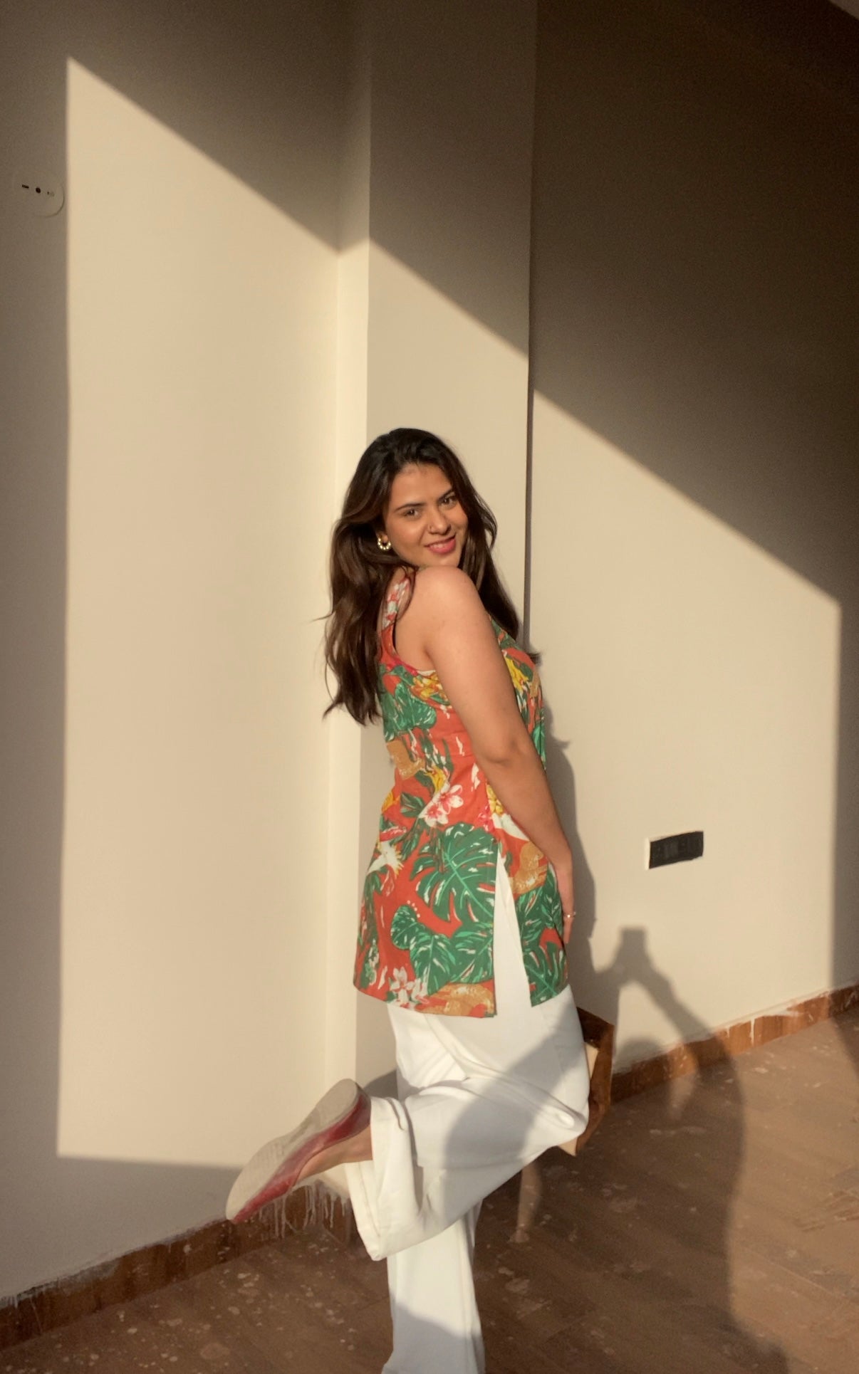 Jungle print short Kurti