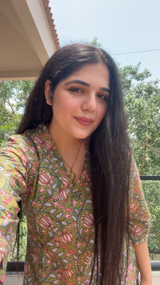 Collared short Kurti